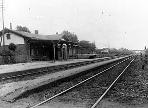Bahnhof Laggenbeck um 1912