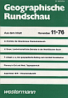 Geographische Rundschau - Heft 11 - November 1976