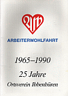 Arbeiterwohlfahrt - 1965 - 1990 - 25 Jahre Ortsverein Ibbenbüren