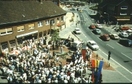 Einweihung der "Fußgängerzone  Bahnhofstraße", am 2. Juni 1985