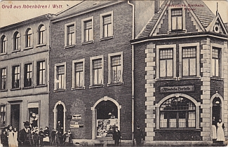 Blick aus der Kanalstraße in die Große Straße - 1909