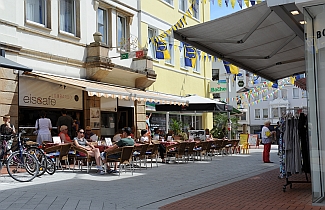 Blick von der Große Straße 2 zum Oberen Markt - 2013