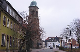 Große Straße und Kath. Kirche - 2008