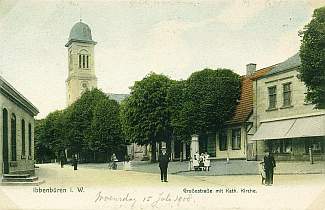 AK - Große Straße mit Mauritius Kirche - Ca. 1908