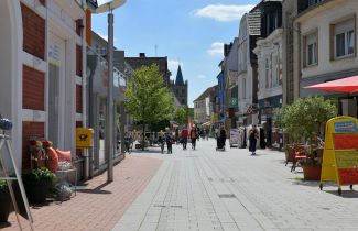 Blick in die Große Straße zur Christuskirche - 2012