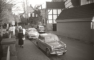 Kanalstraße - Josef Stift und Haus Kröner (Rückseite) - 1956