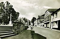 Marktstraße und Kirchplatz - 1960