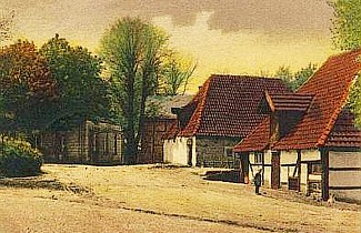 Doppelmühlenanlage Werthmühle um 1905 - Münsterstraße 68