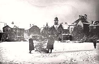 Neumarkt im Winter - Um 1930