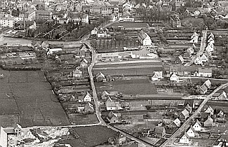 Luftaufnahme - Übersicht - Schulstraße - 1950er Jahre