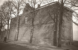Schulstraße - Rückseite der Roten Schule - 1930er Jahre