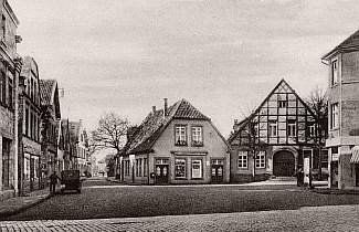Unteren Markt mit Blick in die Poststraße - 1939