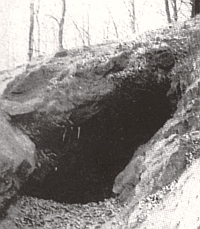 Abb. 30: Eingang der Fledermaushöhle  (nach SAUERMANN, 1993)