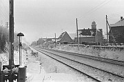 Bahnübergang Nordstraße  im Winter 1957