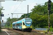 Ausfahrt Westfalenbahn ET 001  - Gleis 2 nach Rheine - Juli 2009