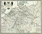 Bahnkarte Deutschland 1849