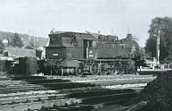 Tenderlok der Baureihe 93 im  Güterbahnhof Ibbenbüren - 1966
